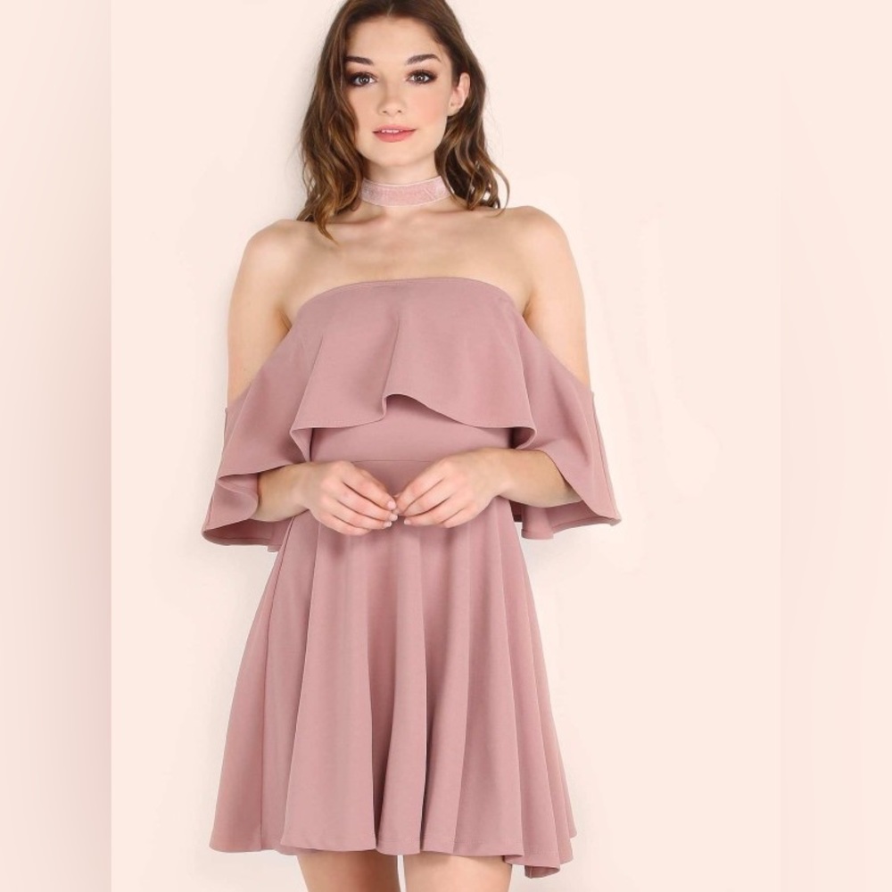 Strapless Skater Dress